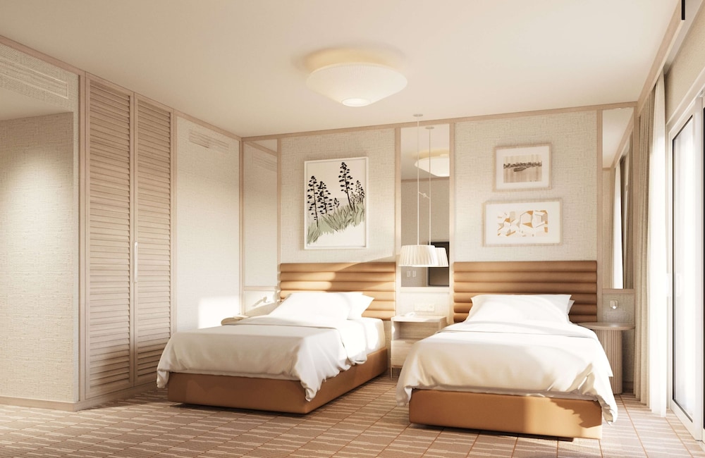 Twin Room, 2 Twin Beds, Sea View