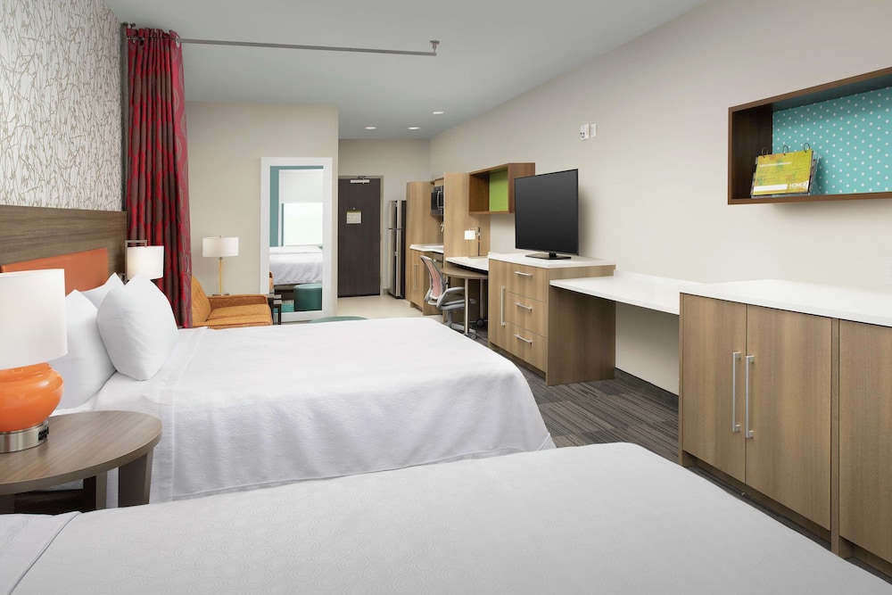 Studio, 2 Queen Beds, Accessible (Mobility & Hearing, Roll-in Shower) at Home2 Suites by Hilton San Antonio Lackland SeaWorld in San Antonio