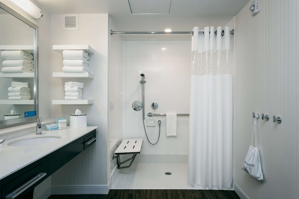 Suite, 1 King Bed, Accessible (Mobility & Hearing, Roll-in Shower)