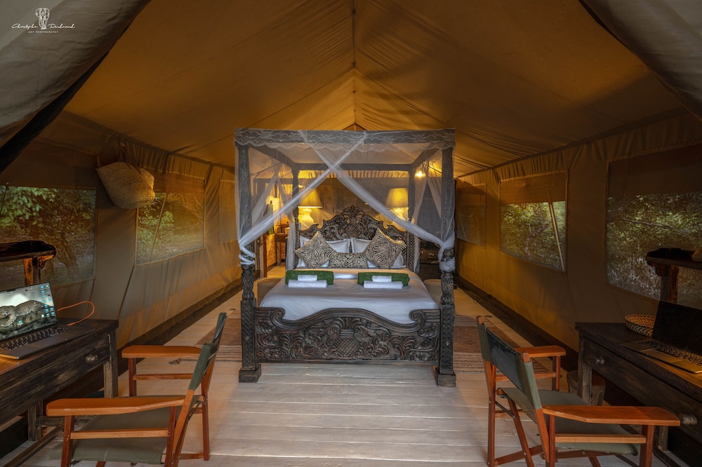 Deluxe Tent, 1 Queen Bed, Private Bathroom, Park View photo 1