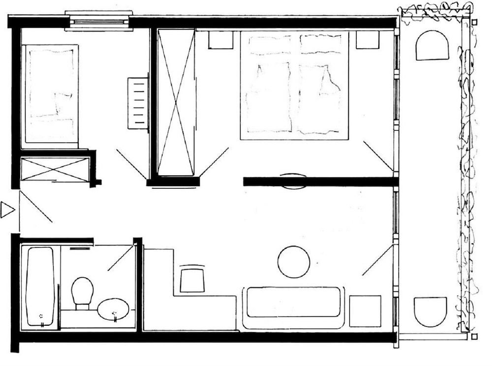 Family Apartment, 2 Bedrooms, Balcony, Mountain View photo 3