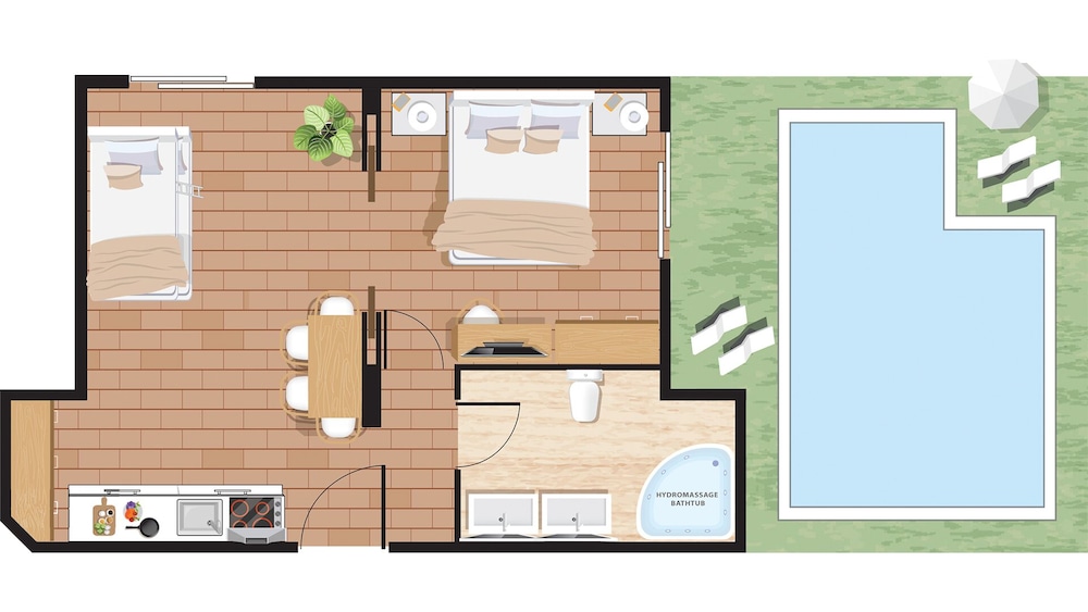 Family Apartment with Pool - Photo 2