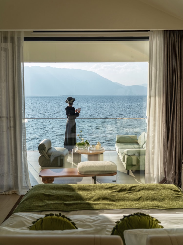Senior Double Room, Patio, Sea View