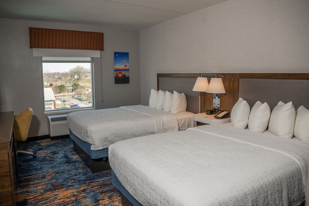 Room, 2 Queen Beds, Refrigerator & Microwave photo 2