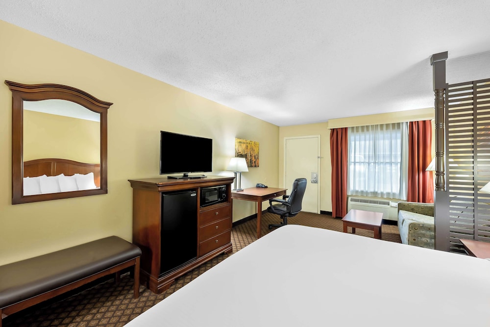 Suite, 1 King Bed, Non Smoking, Refrigerator & Microwave - Photo 3