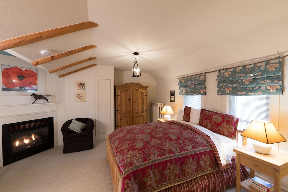 Luxury Double Room, 1 Queen Bed, Fireplace, Garden View (Laredo)