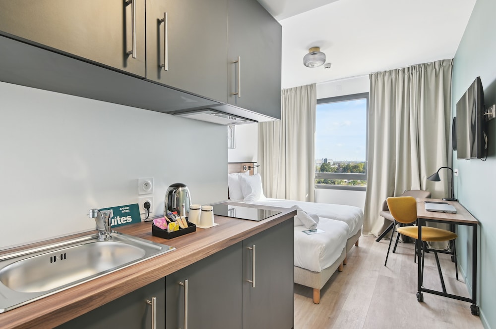 Comfort studio, 2 single beds