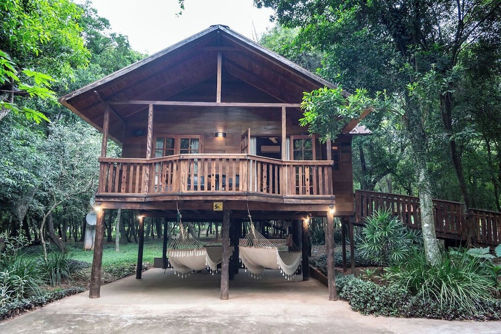 Family Cabin, Balcony, Garden View