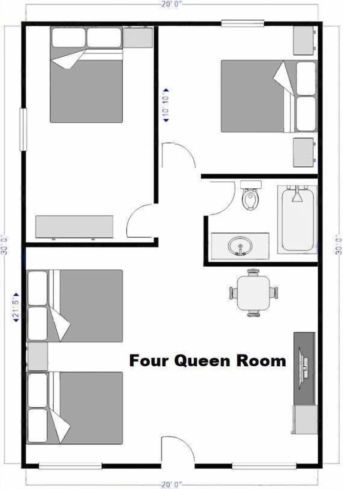 Standard Room, Multiple Beds, Non Smoking photo 2