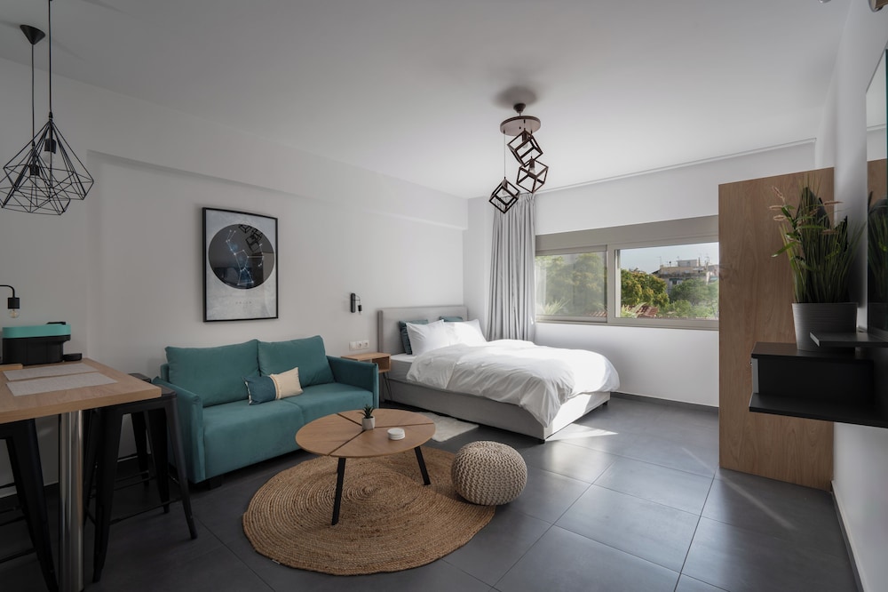 Studio, 1 Double Bed, Kitchenette, City View