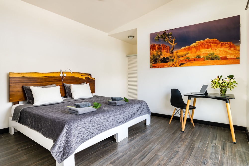 Premium Double Room, Garden View. Two single beds can be converted into a king bed.