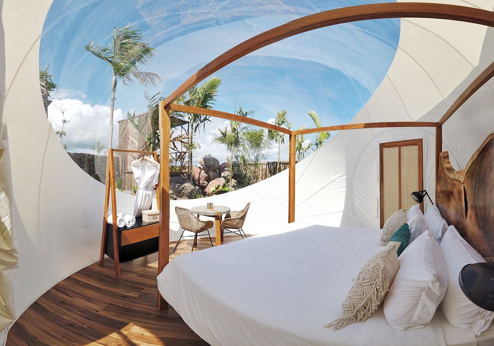 Exclusive Tent, 1 King Bed, Hot Tub, Lakeside