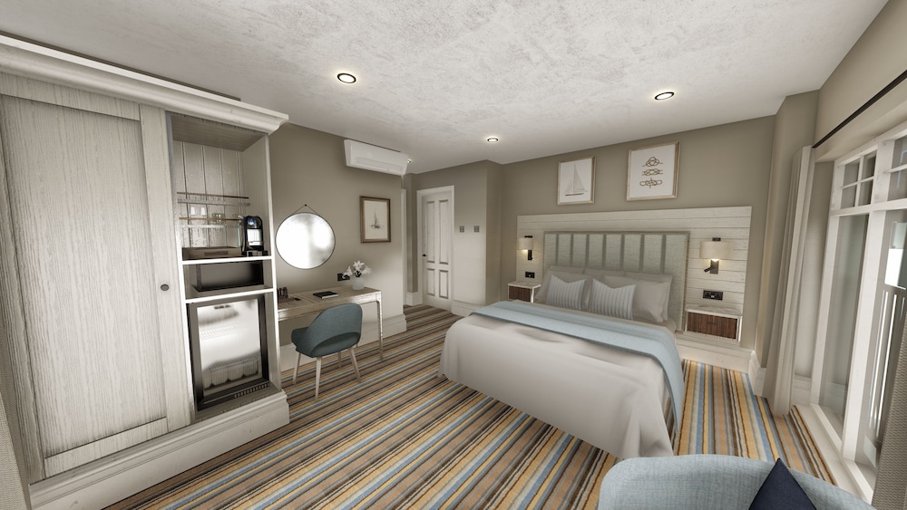 Deluxe Double Room, 1 King Bed, Balcony, Sea View