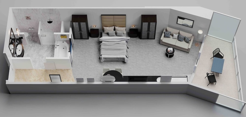 Junior Suite, 1 King Bed with Sofa bed, Balcony, Resort View
