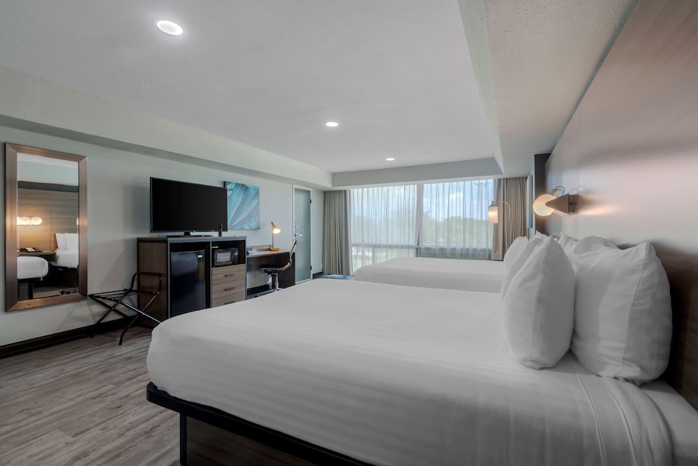 Standard Room, 2 Queen Beds, Non Smoking, Refrigerator & Microwave (Larger Room) - Photo 2