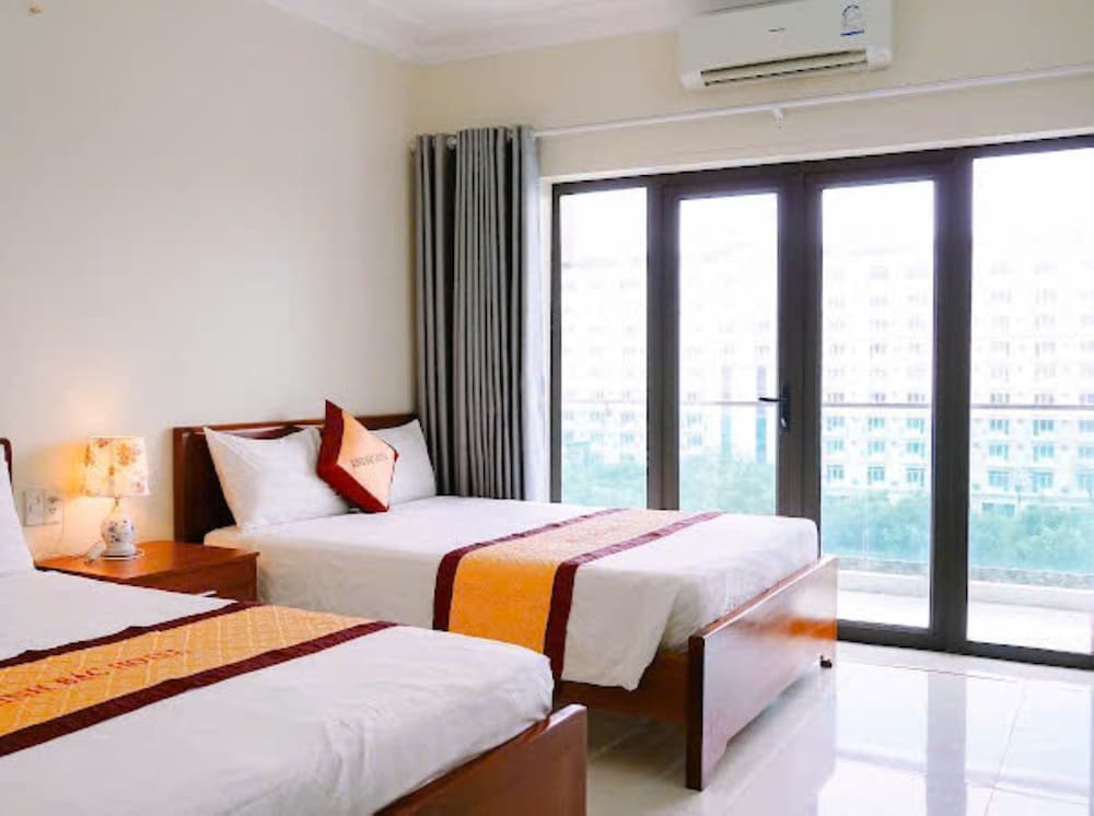 Deluxe Double Room, 2 Queen Beds, Sea View