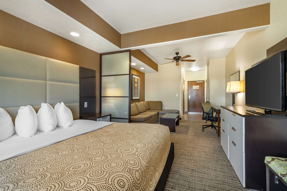 Suite, 1 King Bed, Non Smoking, Refrigerator & Microwave (Walk-in Shower;with Sofabed) - Photo 2