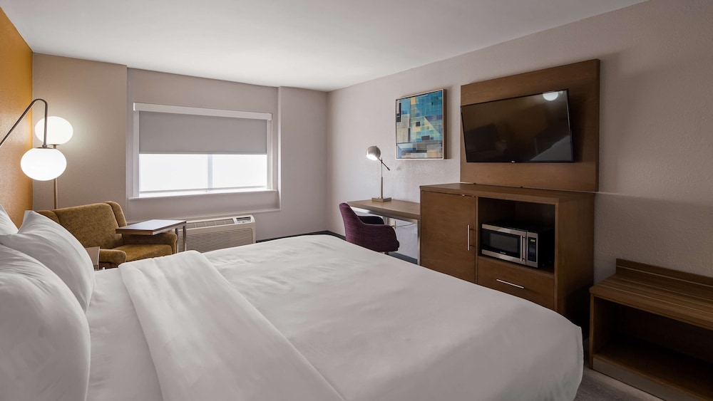 Standard Room, 1 King Bed, Non Smoking, Refrigerator & Microwave - Photo 3