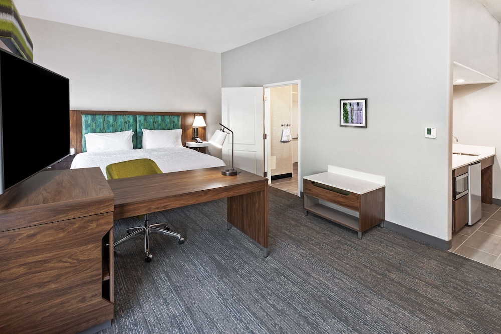 Suite, 1 King Bed, Accessible (Mobility & Hearing, Roll-in Shower) - Photo 1