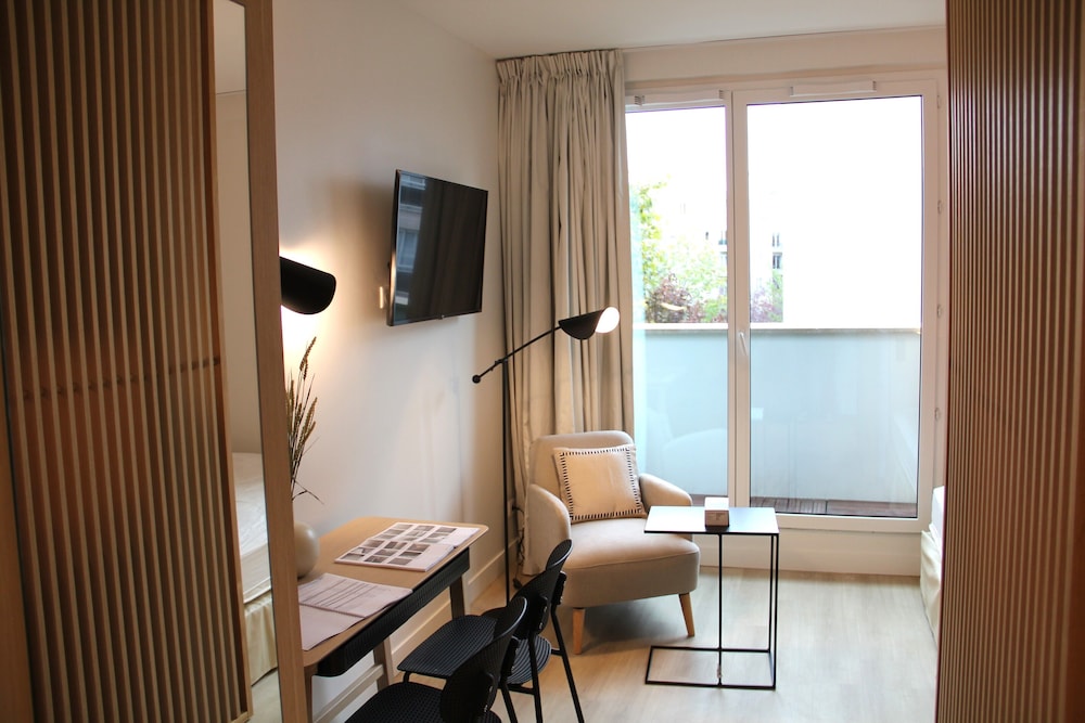 Studio with balcony