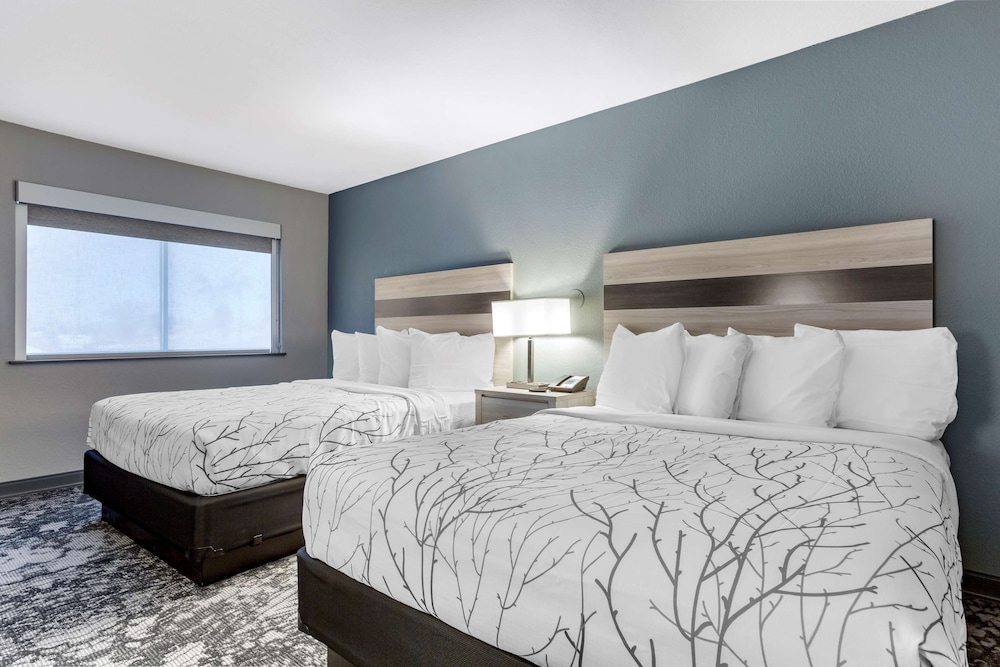 Suite, 2 Queen Beds, Non Smoking, Refrigerator & Microwave (Larger Room;with Sofabed)