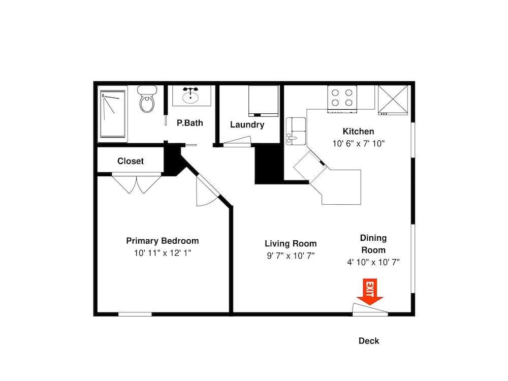 Condo, 1 Queen Bed with Sofa bed, Balcony (15A - Pet Friendly) photo 2