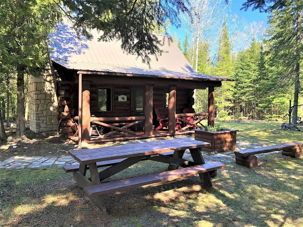 Cabin, 1 Bedroom, Fireplace photo 2
