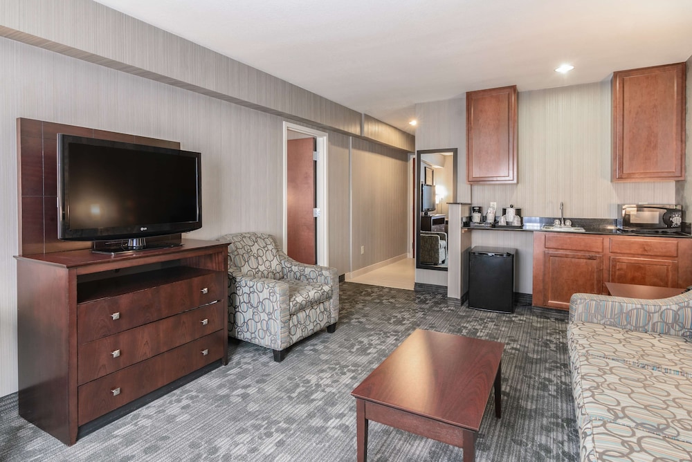 Suite, 2 Queen Beds, Non Smoking, Refrigerator & Microwave (Living Room;with Sofabed) - Photo 7