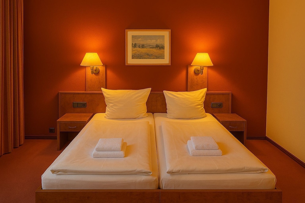 Comfort Double Room, 2 Double Beds, Park View