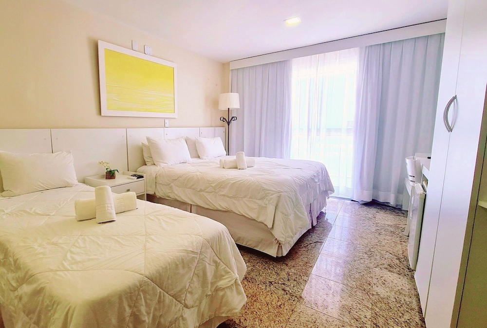 Standard Room, Multiple Beds, Balcony, Partial Sea View