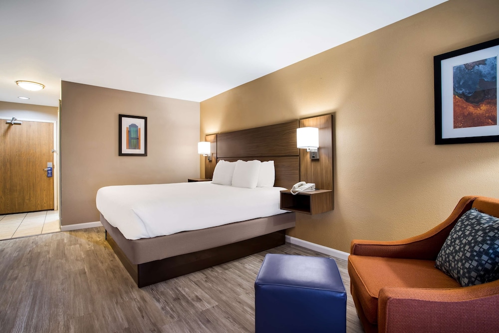 Standard Room, 1 King Bed, Non Smoking, Refrigerator & Microwave - Photo 3