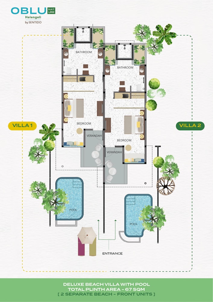 Deluxe Beach Villa with Pool photo 3
