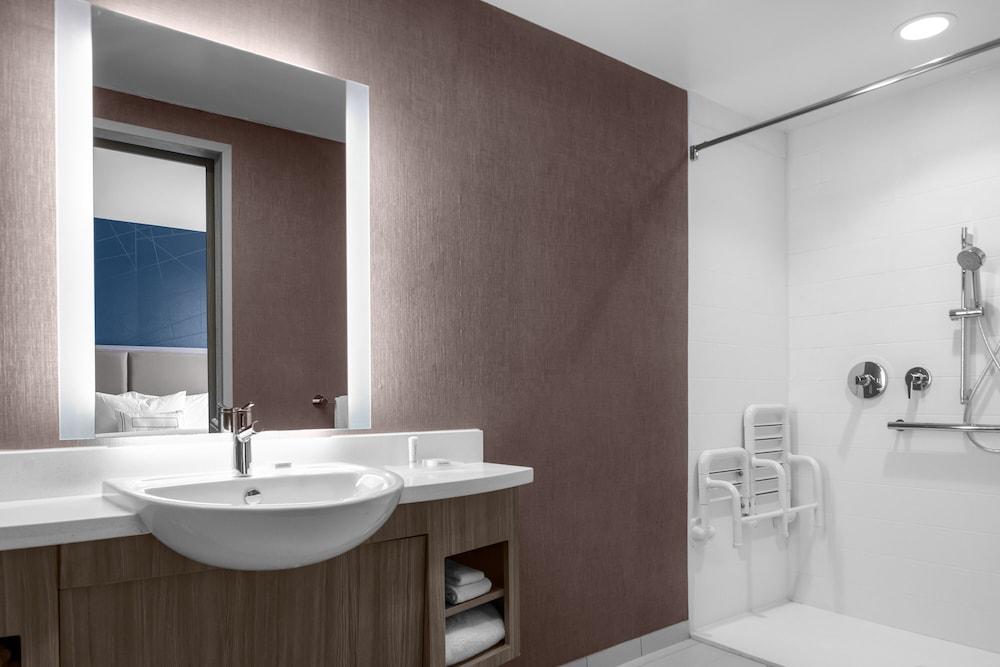 Suite, 1 King Bed (Mobility/Hearing Access, Roll-In Shwr)