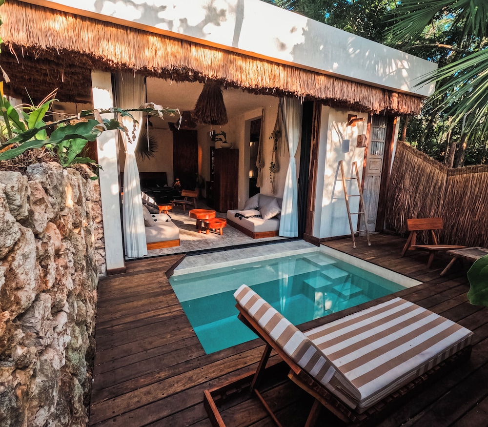 Doppia Romantica, 1 letto king, piscina privata, vista piscina