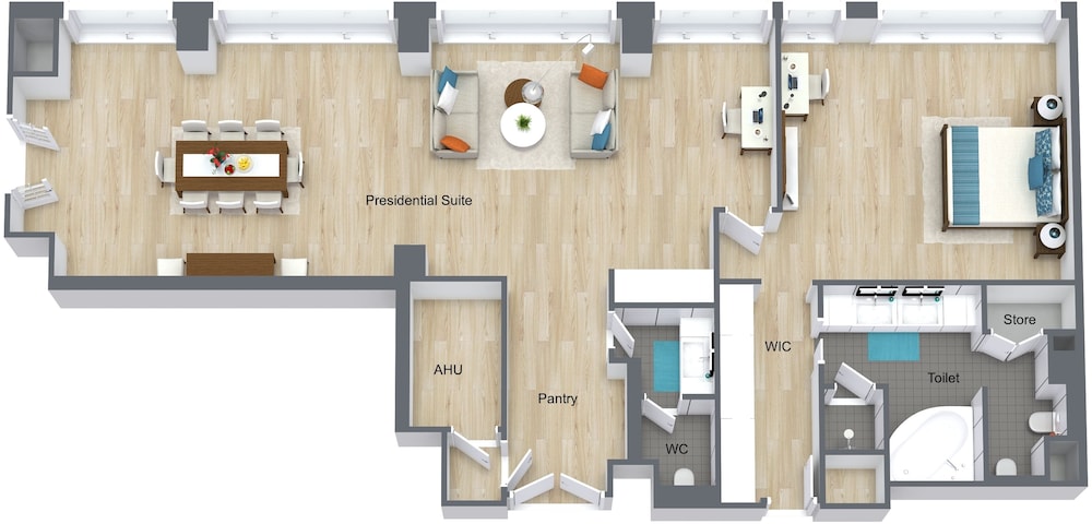 Presidential Suite, 1 King Bed, Harbor View