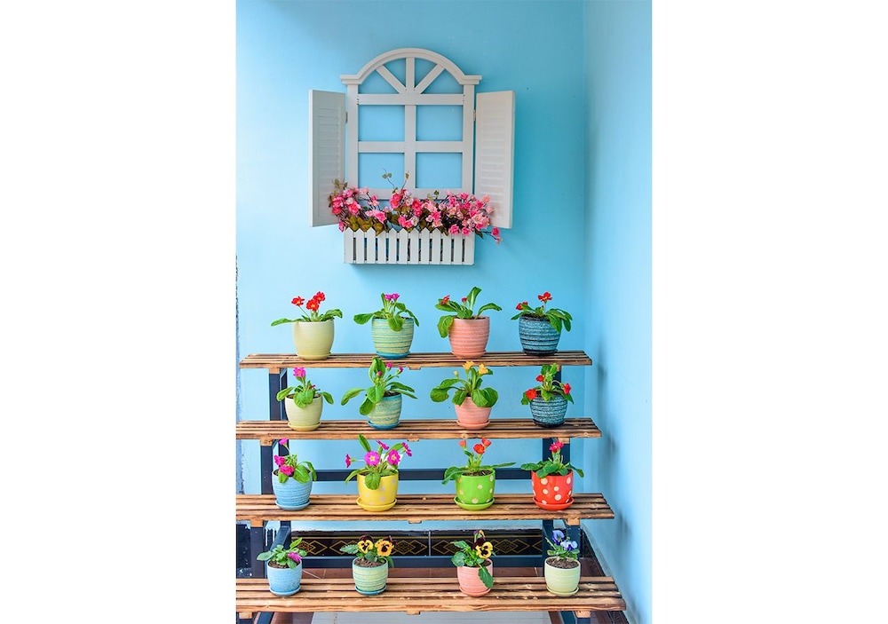 Basic Double Or Twin Room, Multiple Beds, Non Smoking, Garden View photo 3