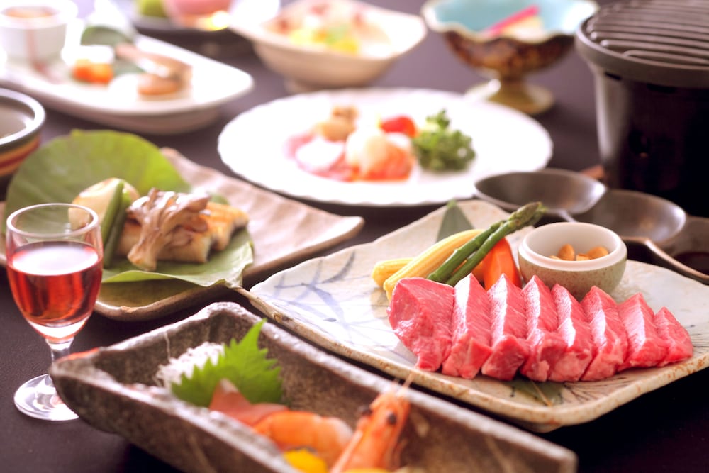Japanese Western Style Room, Half Board(Steak of Hida-Beef 150g Dinner), Non Smoking for 3 Adults