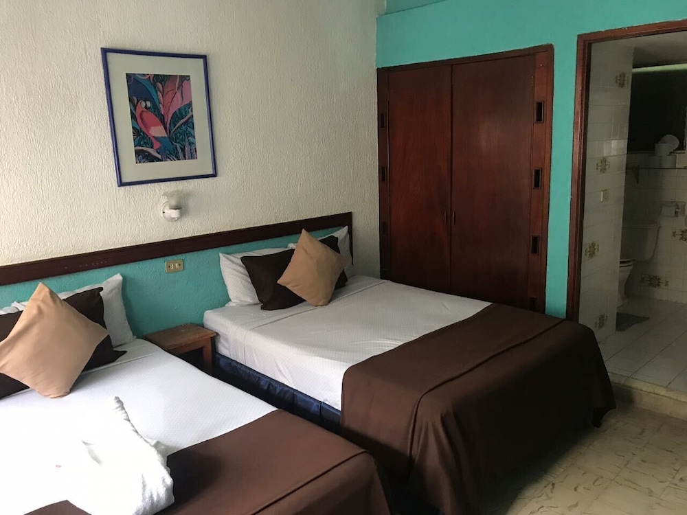 Basic Double Room, 2 Double Beds, Balcony