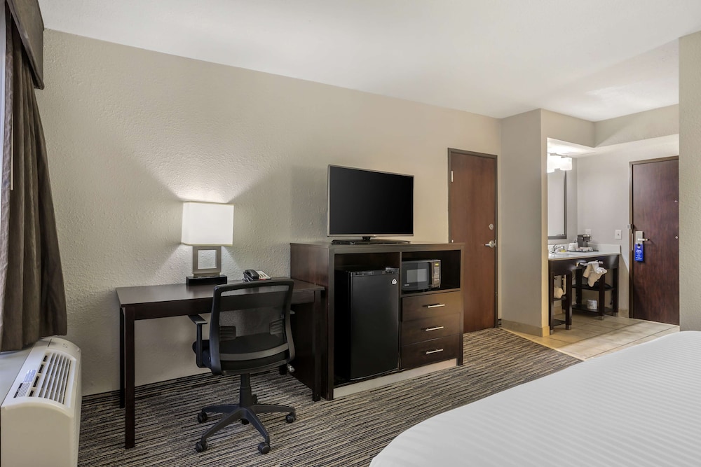 Standard Room, 1 King Bed, Non Smoking, Refrigerator & Microwave - Photo 3