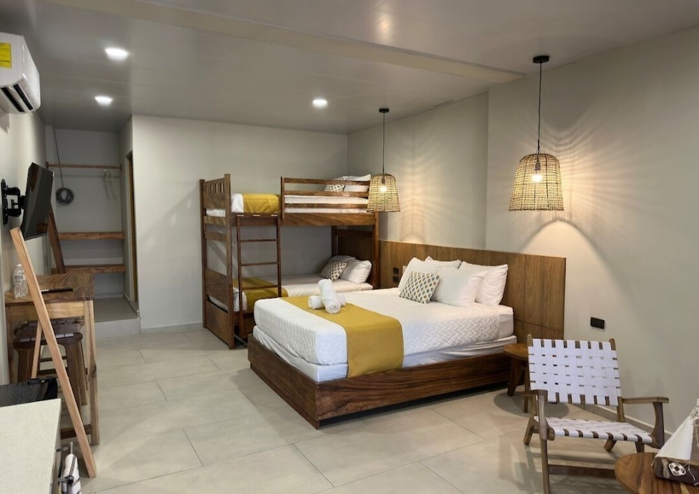 Superior Studio, Multiple Beds, Balcony, Beach View