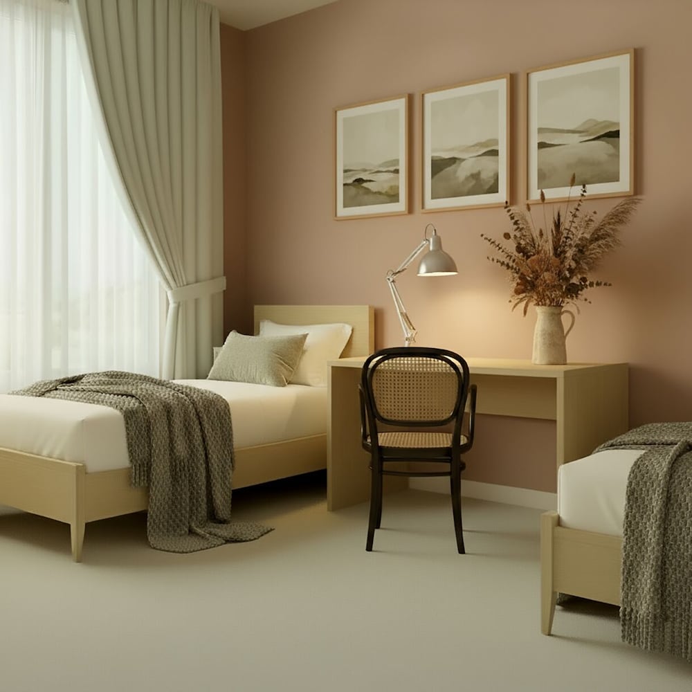 Basic Twin Room, Garden View
