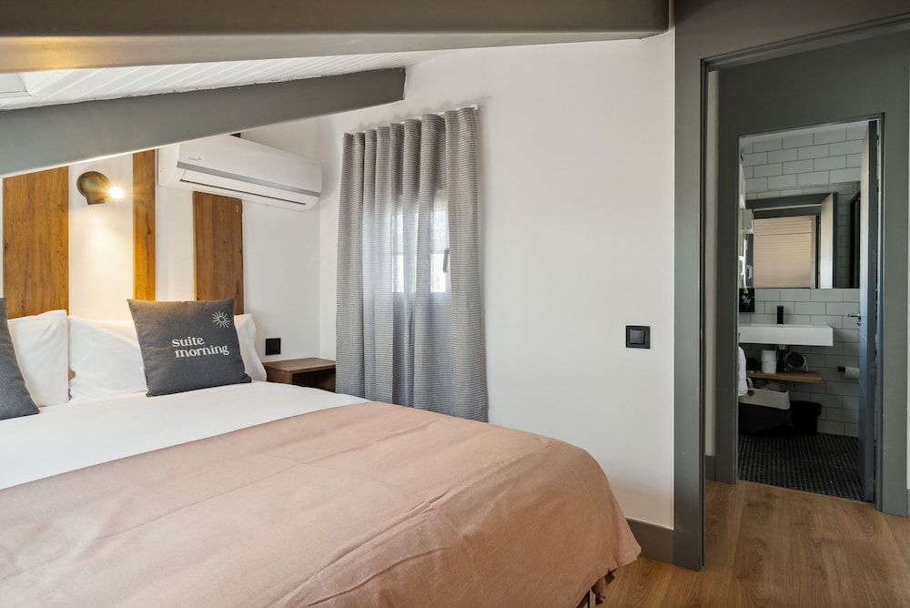 Apartamento de dos habitaciones con terraza en la azotea.