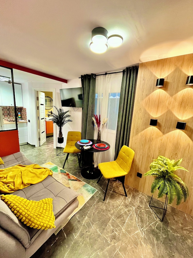 Apartamento Comfort, 1 cama Queen con sofá cama, Área de patio