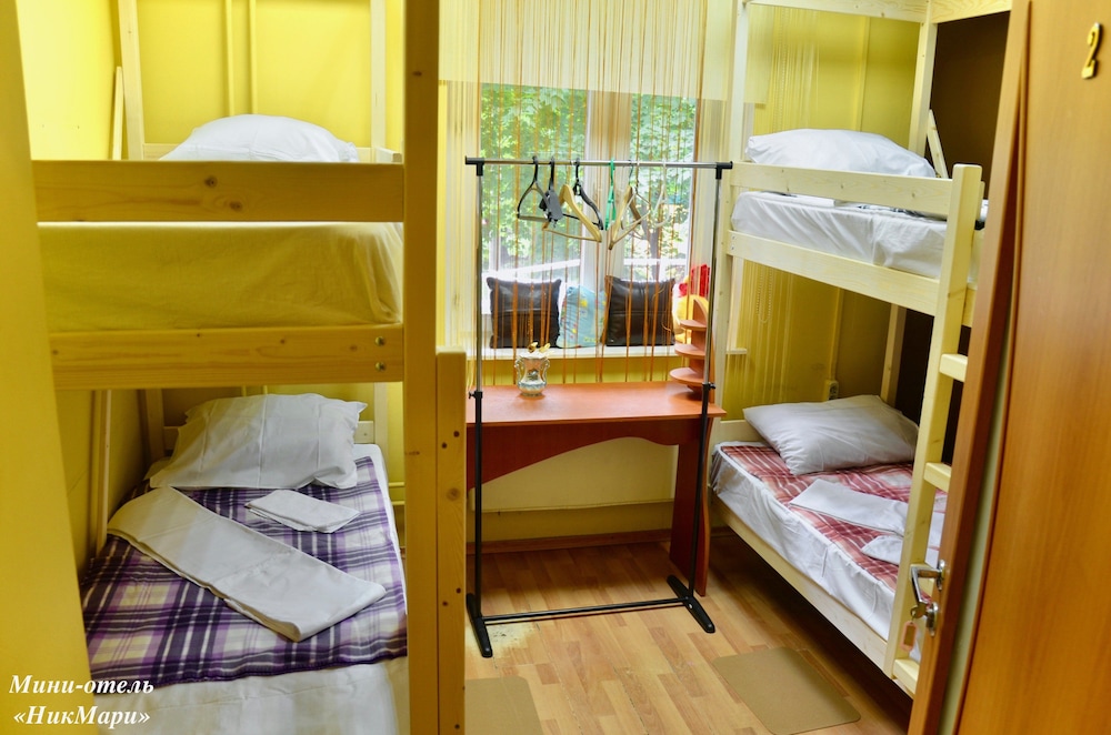 Superior Shared Dormitory, Mixed Dorm, Courtyard View (4 beds)