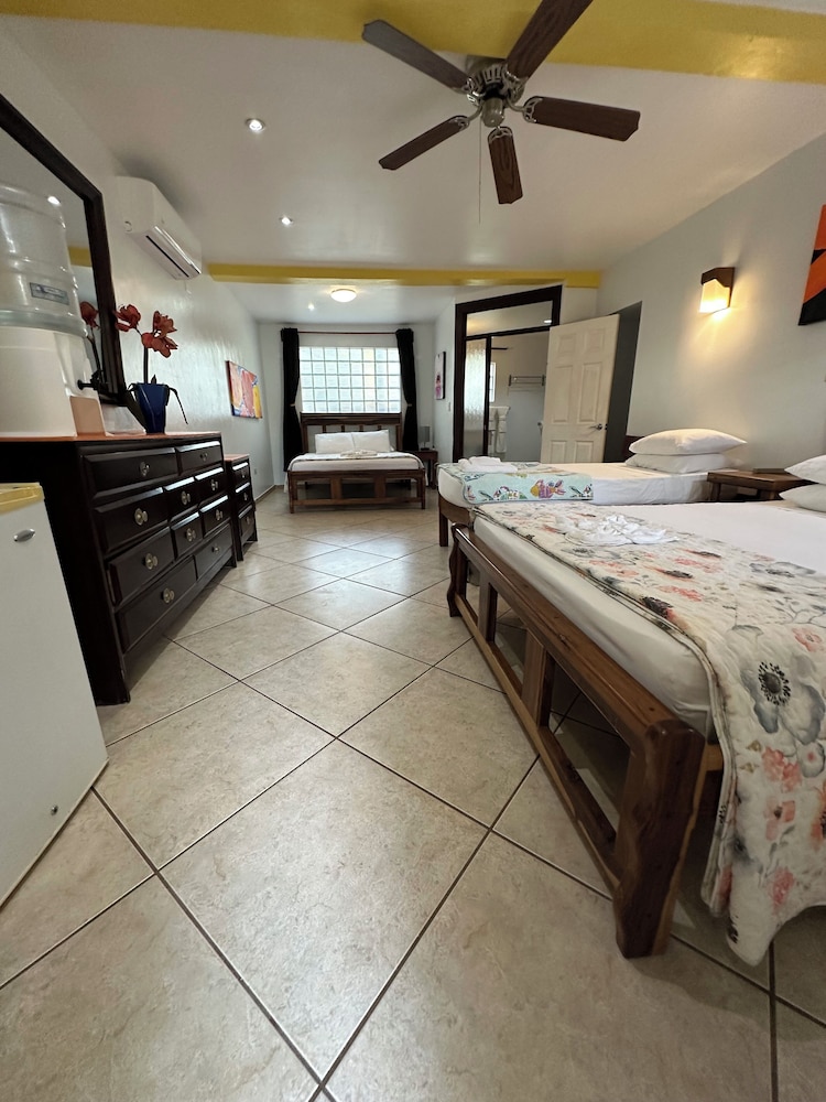 Comfort Room, Multiple Beds, Refrigerator, Courtyard Area