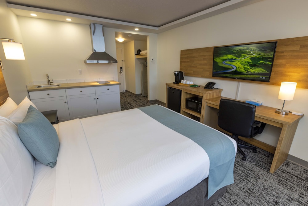 Deluxe Room, 1 Queen Bed, Kitchenette, Mountain View photo 3