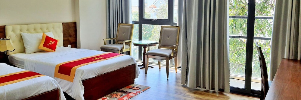 Deluxe Twin Room, 2 Double Beds, City View