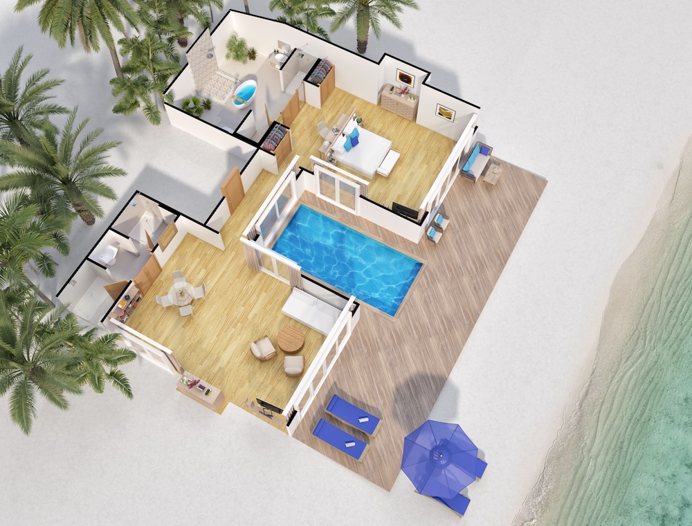 Deluxe Beach Suite With Pool - 7 Night Free photo 2