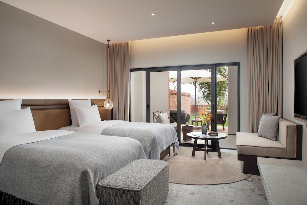 Deluxe Terrace Twin Bed Room with Garden Pool
