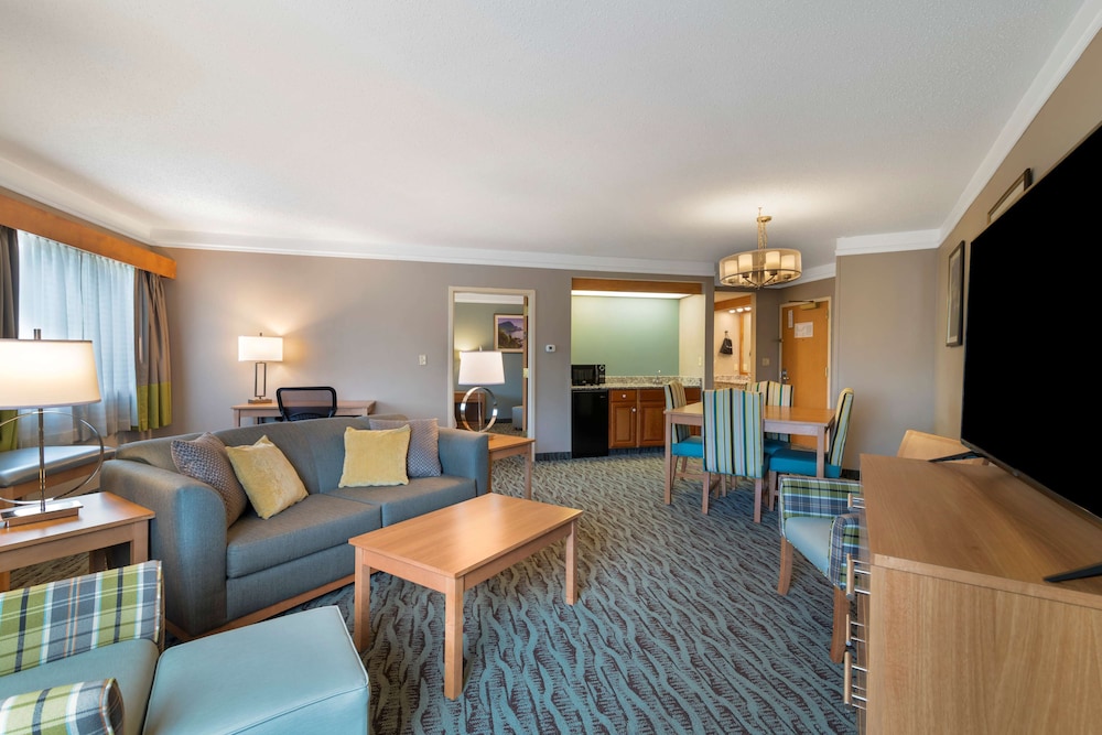 Suite, 1 King Bed, Non Smoking, Refrigerator & Microwave (Oversized Room) - Photo 2